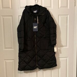 Land ends quilted coat